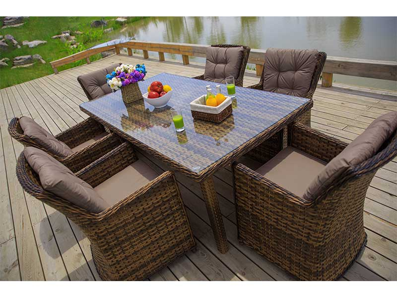 Dining table & chair 6+1