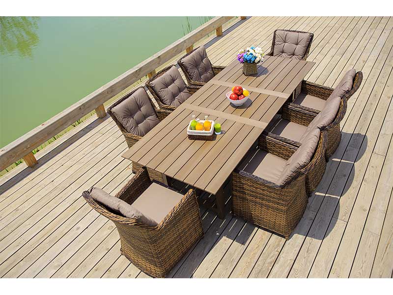 Dining table & chair 8+1