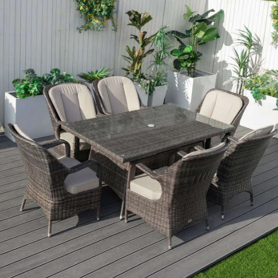 VIBEST26 Dining Rectangular Dining Table